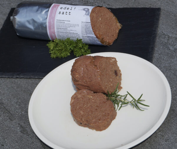 Gourmet-Wurst Ente Nassfutter Hund