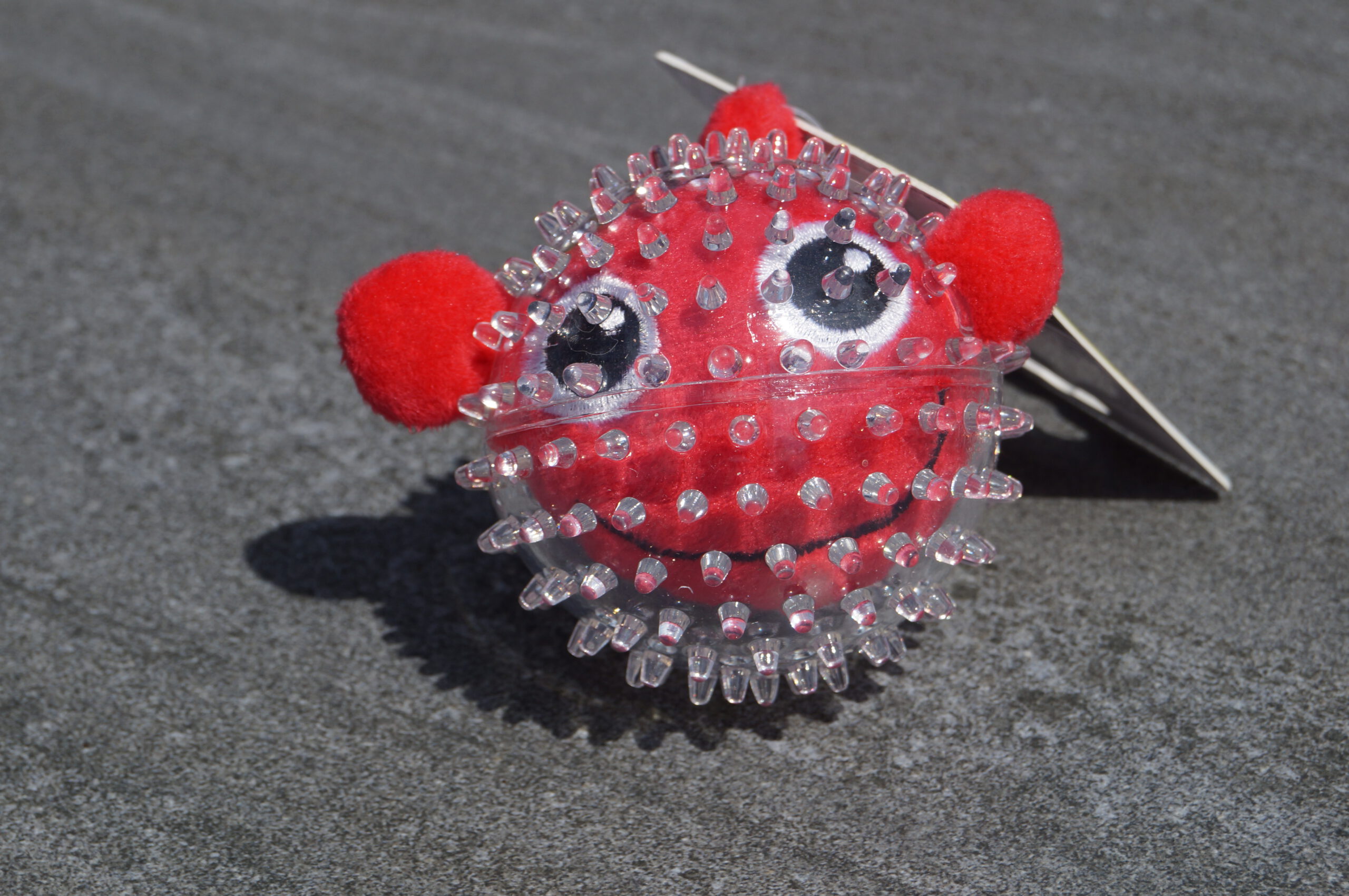 Hundeball Meeresmotiv Hai rot