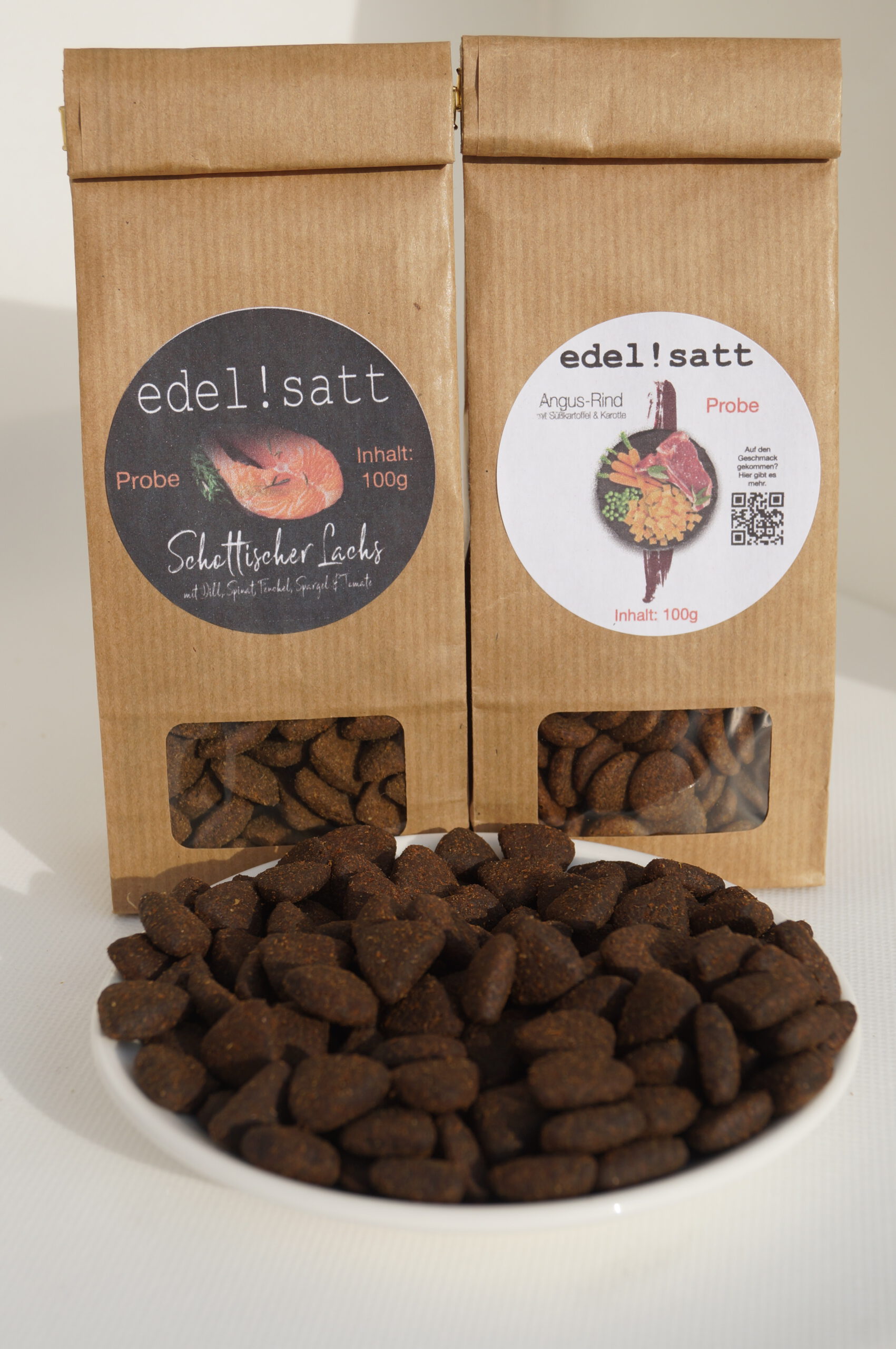 Futterprobe erwachsene Hunde getreidefreies Trockenfutter