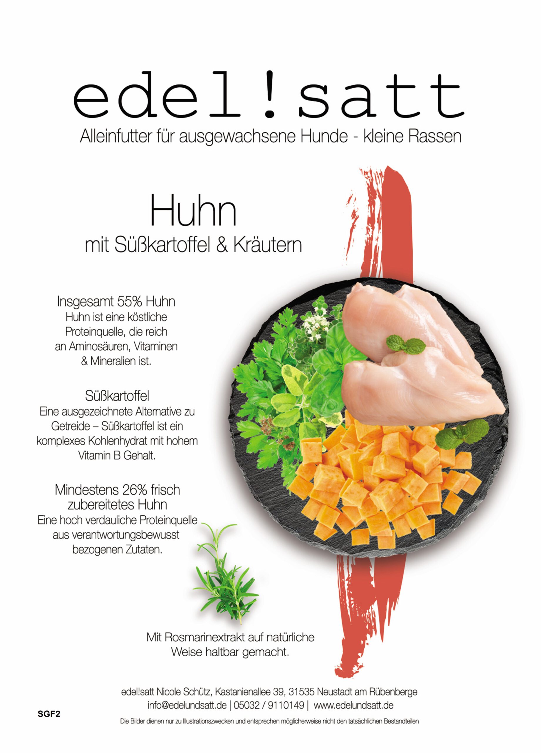 Huhn Getreidefrei kleine Rassen